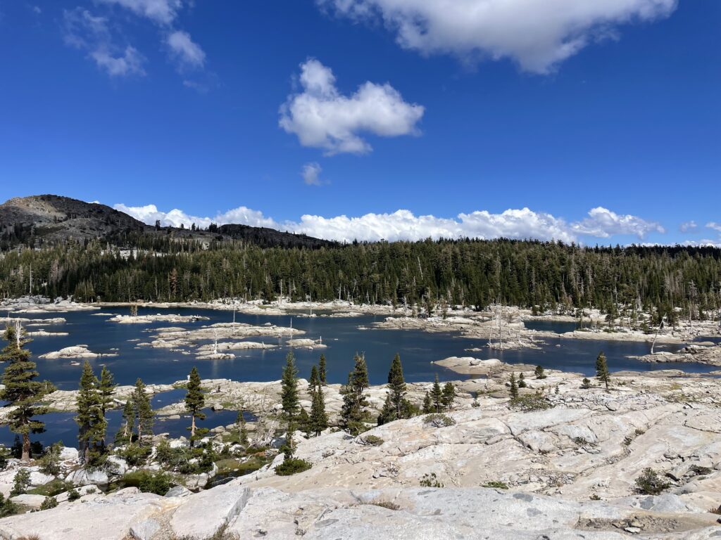 Lake Aloha granite shores